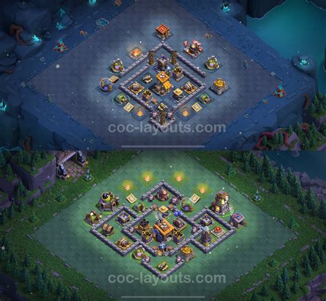 Builder hall level 8 base - Star Laboratory to level 9 upgrade time: 8 days. Builder Barracks. Another important early upgrade to prioritize at Builder Hall 9 is the upgrade of the Builder Barracks. This upgrade holds significance as it grants you access to the popular Hog Glider troop. Hog Gliders are exceptionally useful and widely favored among players at higher ...